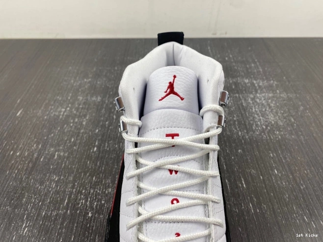 1st Kicks Shoes Taxi CT8013-162 Jordan Red 12 Air 0818